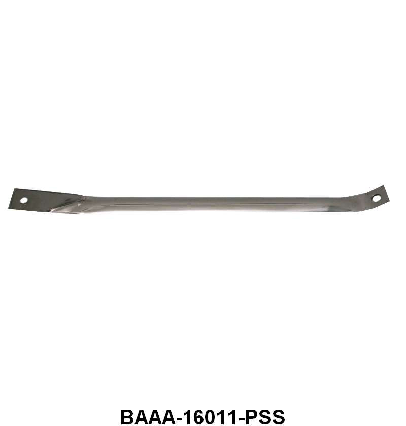 REAR OF FRONT FENDER BRACE - 53-56 F-100 LEFT HAND STAINLESS