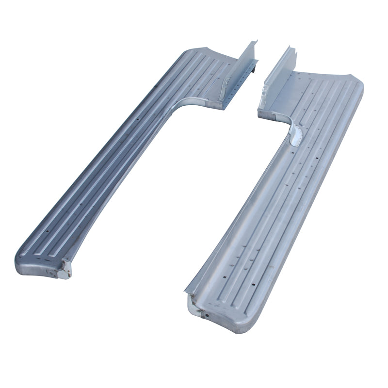 STEEL RUNNING BOARDS - 53-56 F-100 PAIR