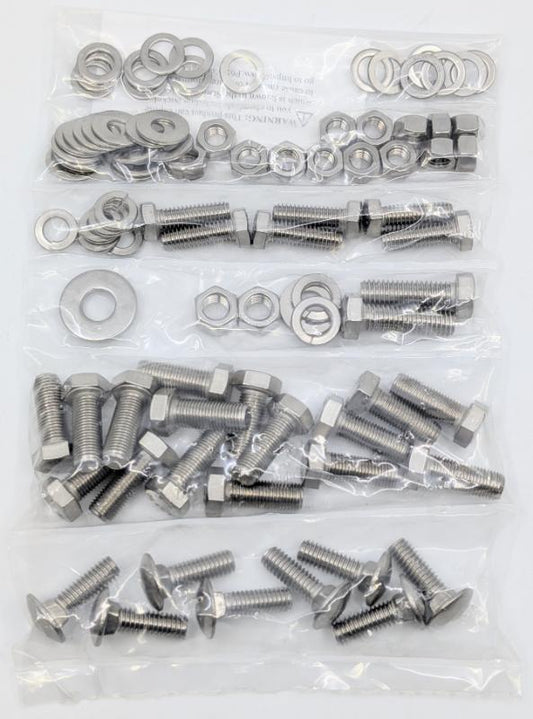 STAINLESS RUNNING BOARD BOLT KIT - 53-56 F-100