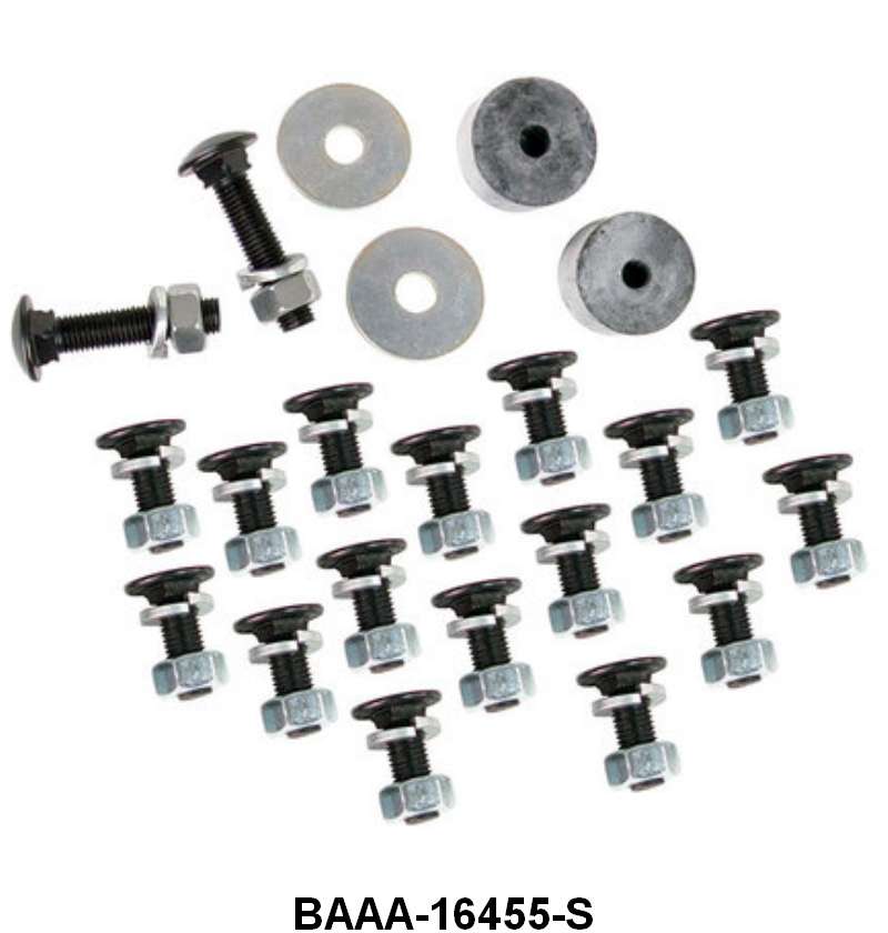 RUNNING BOARD BOLT KIT - 53-56 F-100  "PLAIN"