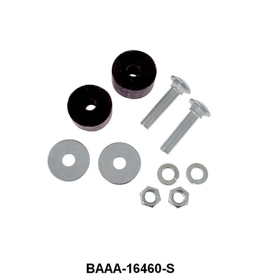 RUNNING BOARD TO FENDER SPACERS & BOLTS - 53-56 F-100/F-350