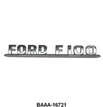 HOOD SIDE EMBLEMS - 53-54 "F-100"