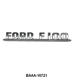 HOOD SIDE EMBLEMS - 53-54 "F-100"