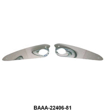 STAINLESS OUTSIDE DOOR HANDLE SHIELDS - 53-56 F-100/F-350