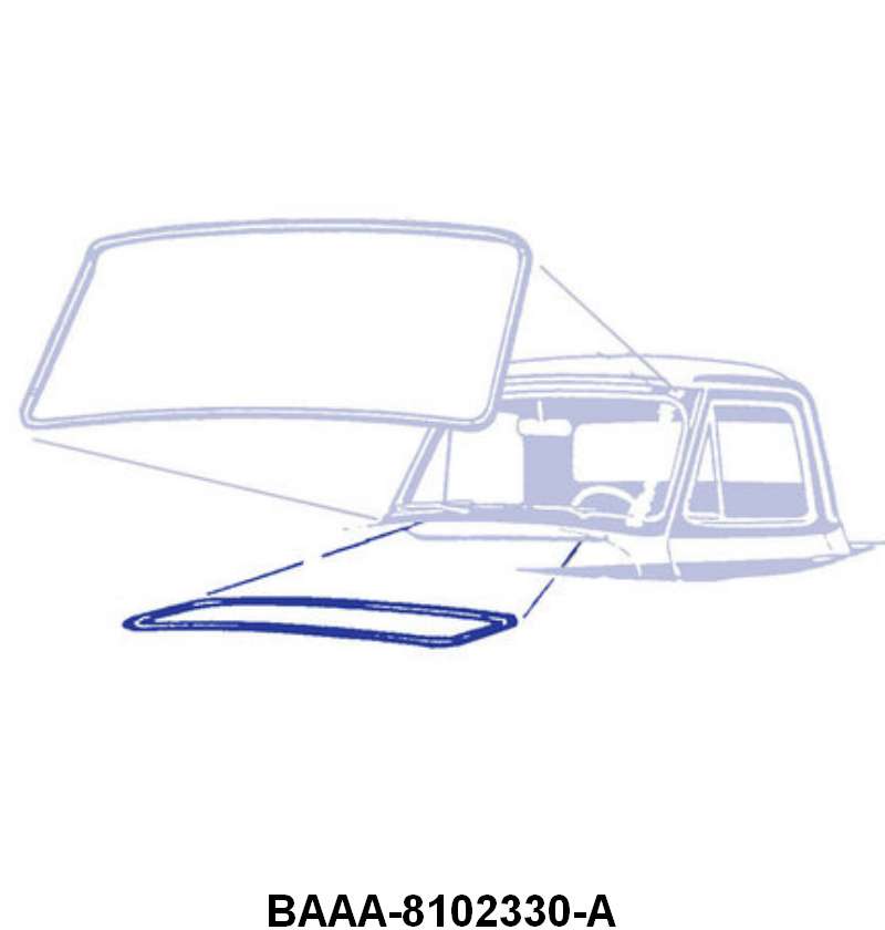 COWL VENT GASKET - 53-56 F-100/F-350