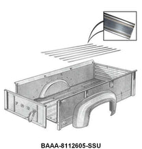 BED STRIPS WITHOUT HOLES - 95" STAINLESS, SET OF 7