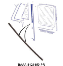 BACK EDGE VENT WINDOW SEALS - 53-55 F-100/F-350