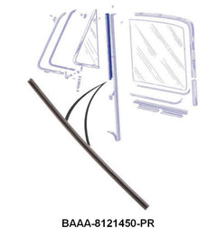 BACK EDGE VENT WINDOW SEALS - 53-55 F-100/F-350
