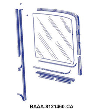 DOOR WINDOW CHANNEL KIT WITH DIVISION BARS - 53-55 F-100/F-350