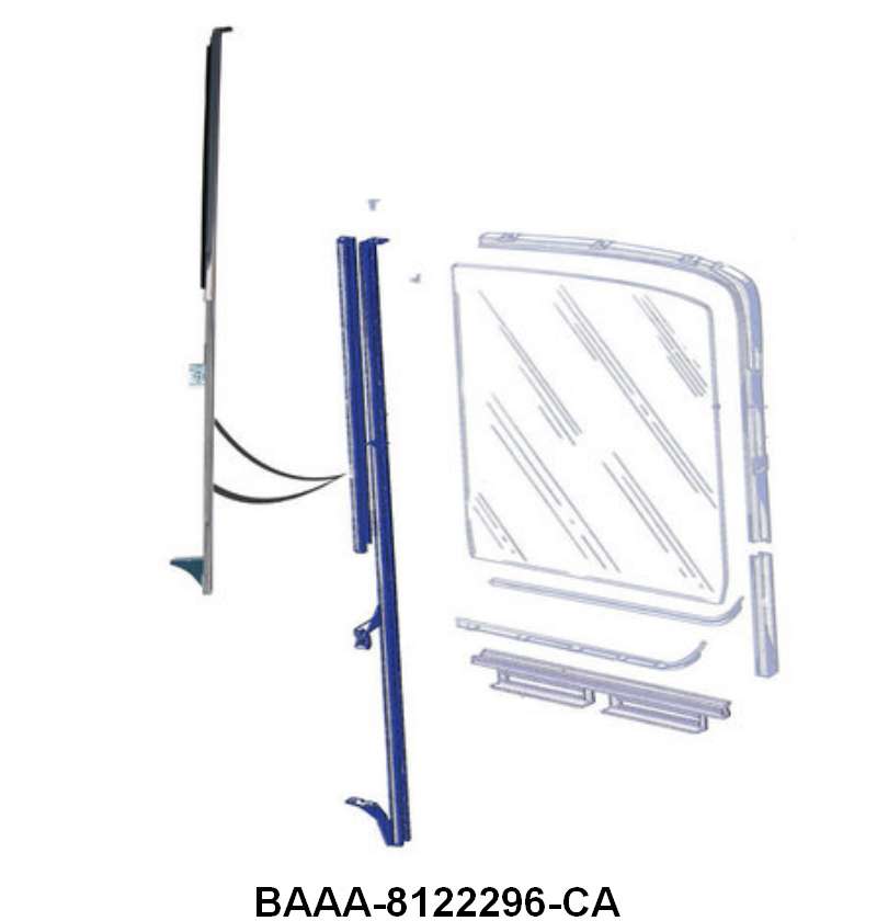 COMPLETE DIVISION BAR ASSEMBLY - 53-55 F-100/F-350 RH