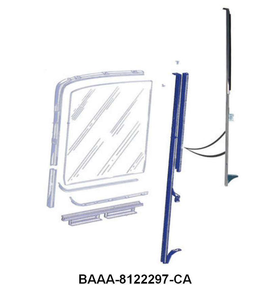 COMPLETE DIVISION BAR ASSEMBLY - 53-55 F-100/F-350 LH