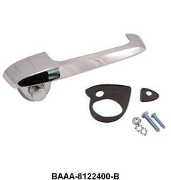 OUTSIDE DOOR HANDLE WITH BUTTON & PADS - 53-60 F-100/F-350 RH