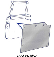 GRAY CARDBOARD DOOR PANELS - 53-55 F-100/F-350