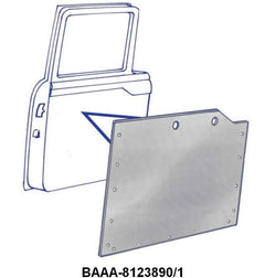 GRAY CARDBOARD DOOR PANELS - 53-55 F-100/F-350