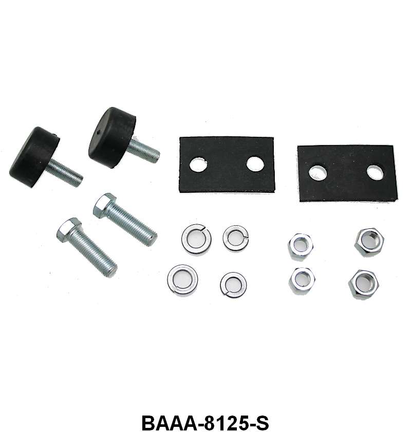 RADIATOR CORE SUPPORT PAD & BOLT KIT - 53-55 F-100/F-350