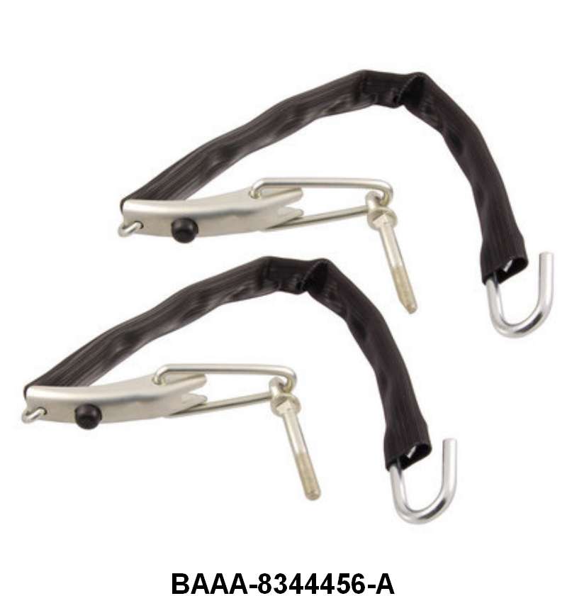 ZINC STEPSIDE TAILGATE CHAINS - 53-72 F-100