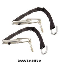 ZINC STEPSIDE TAILGATE CHAINS - 53-72 F-100