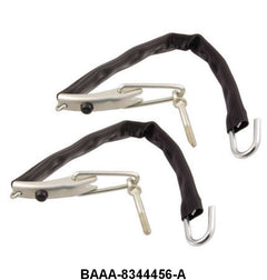 ZINC STEPSIDE TAILGATE CHAINS - 53-72 F-100