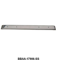 REAR BUMPER - 48-52 F-1, 53-72 F-100 STEPSIDE POLISHED STAINLESS