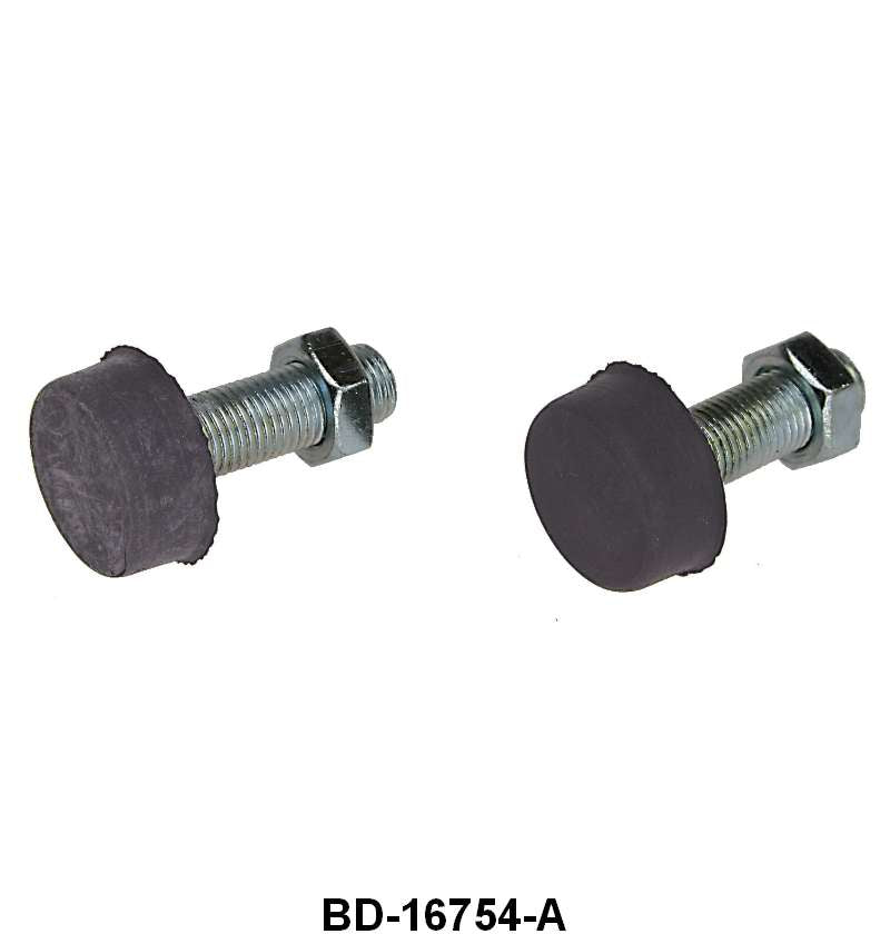 TRUNK AND HOOD BUMPERS - 52-54 PASS TRUNK, 52-54 MERC TRUNK/HOOD