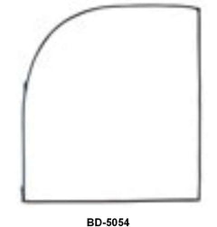 STREETROD STYLE DOOR SEAL KIT - 41-48 PASS/MERC LONG DOOR CPE, 2DR SEDAN
