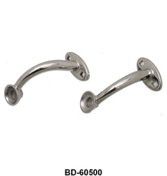 HIGHBOY HEADLIGHT MOUNTS - POLISHED STAINLESS, BOLTS TO TOP OF FRAME