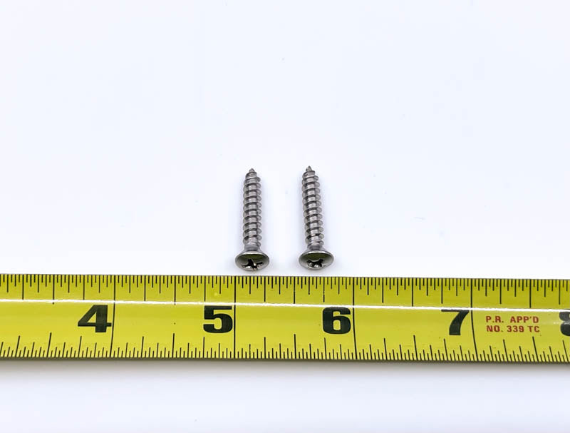 HEADLIGHT BEZEL/DOOR SCREWS - 53 PASS, SET OF 2