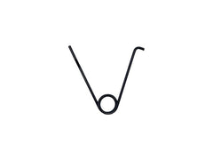 DOOR WINDOW FLIPPER SPRING - 56 2DR HARDTOP, RH, COILED AT ONE END