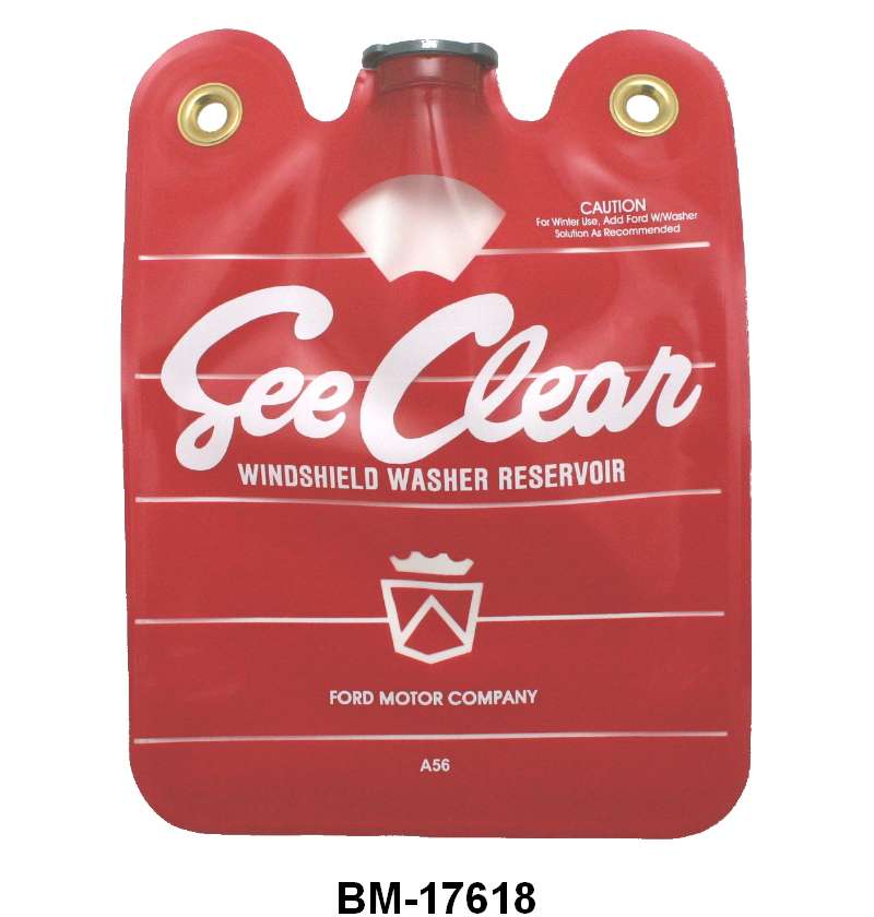 WINDSHIELD WASHER RESERVOIR - 54-59 PASS,55-57 T-BIRD,57-60 F100-350