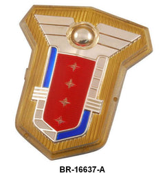 FRONT HOOD EMBLEM PLASTIC INSERT - 54-55 MERCURY