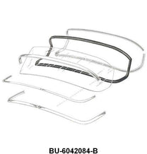 REAR/BACK WINDOW SEAL - 53-54 MERC 2DR HARDTOP # 60B, 60E, 60F