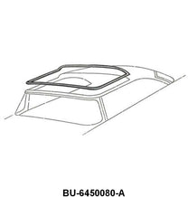 GLASS TOP RUBBER SEAL - 55-56 MERCURY