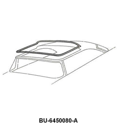 GLASS TOP RUBBER SEAL - 55-56 MERCURY