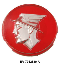 TRUNK EMBLEM PLASTIC - 55 MERCURY