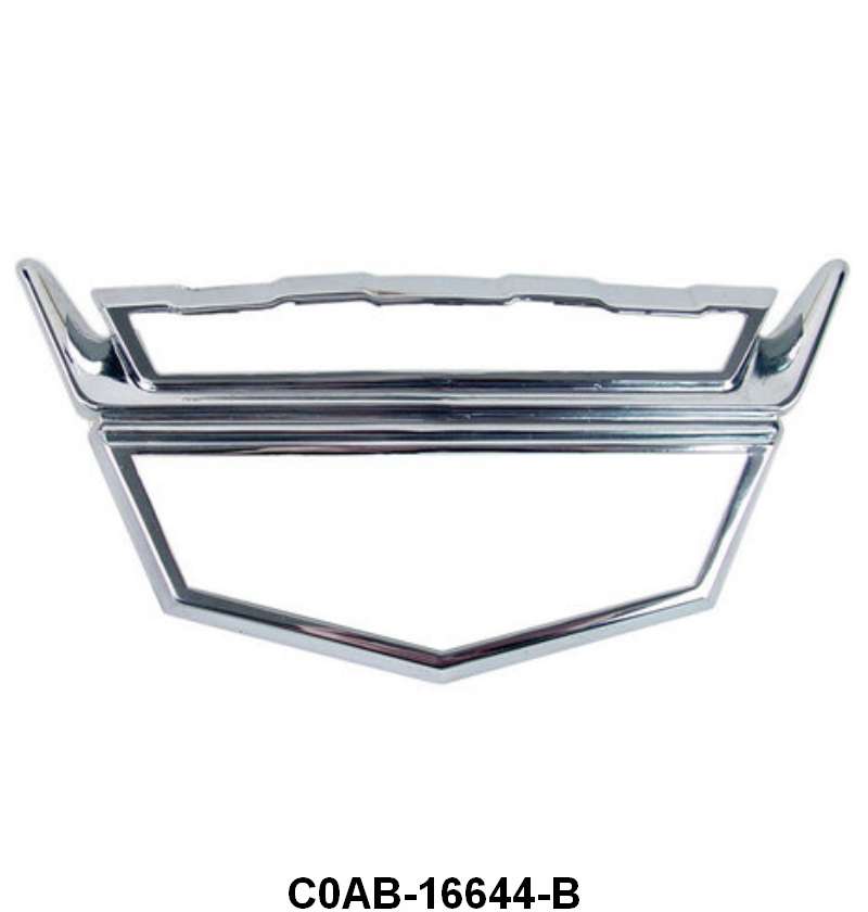 FRONT HOOD PLASTIC EMBLEM BEZEL - 60 GALAXIE