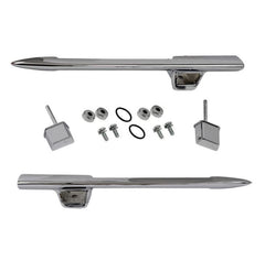 OUTSIDE DOOR HANDLES - 61 GALAXIE W/BUTTONS
