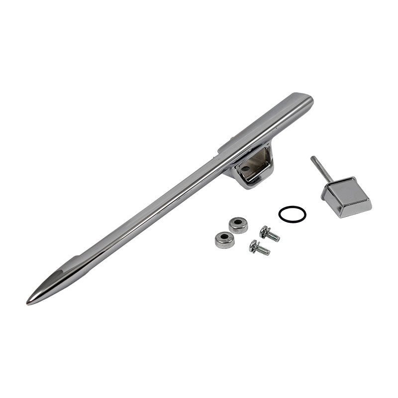OUTSIDE DOOR HANDLE - 61 GALAXIE LEFT HAND W/BUTTON