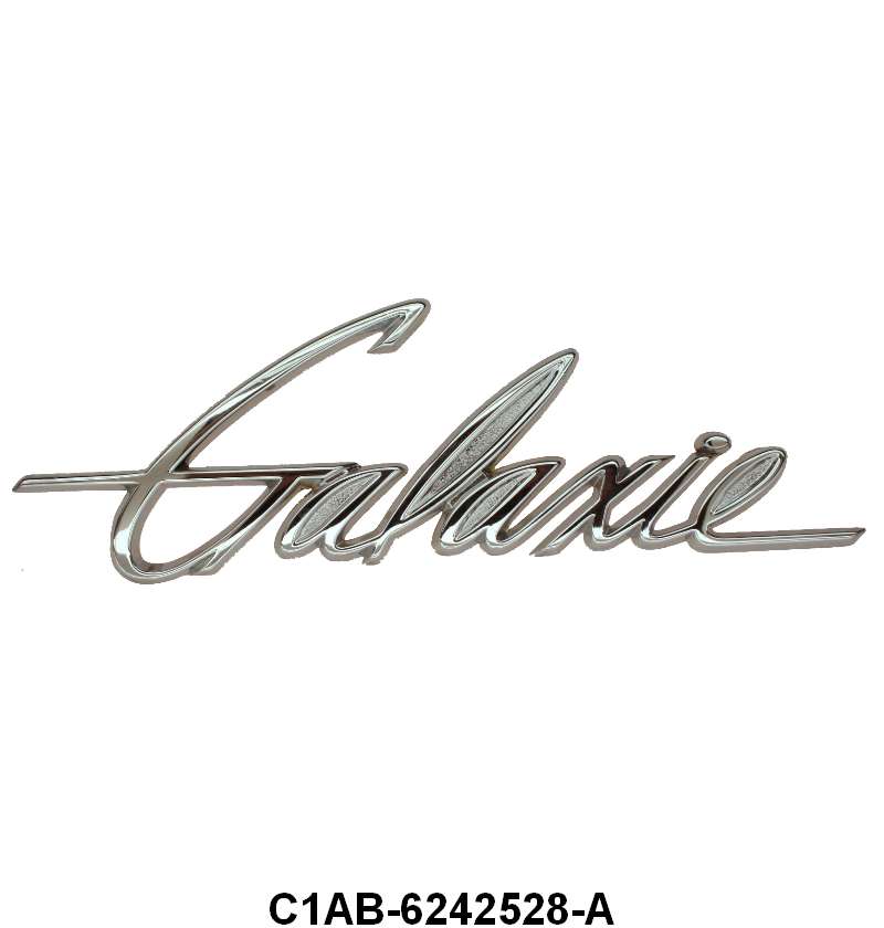 TRUNK EMBLEM/SCRIPT - 61 GALAXIE