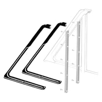 VENT WINDOW SEALS - 60-62 GALAXIE CONV, 60-61 STARLINER