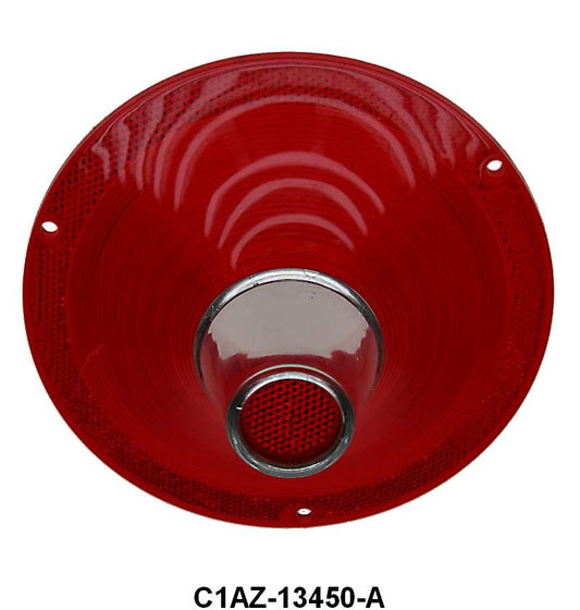 TAIL LIGHT LENS WITH FOMOCO  SCRIPT - 61 GLX WITHOUT BACK UP