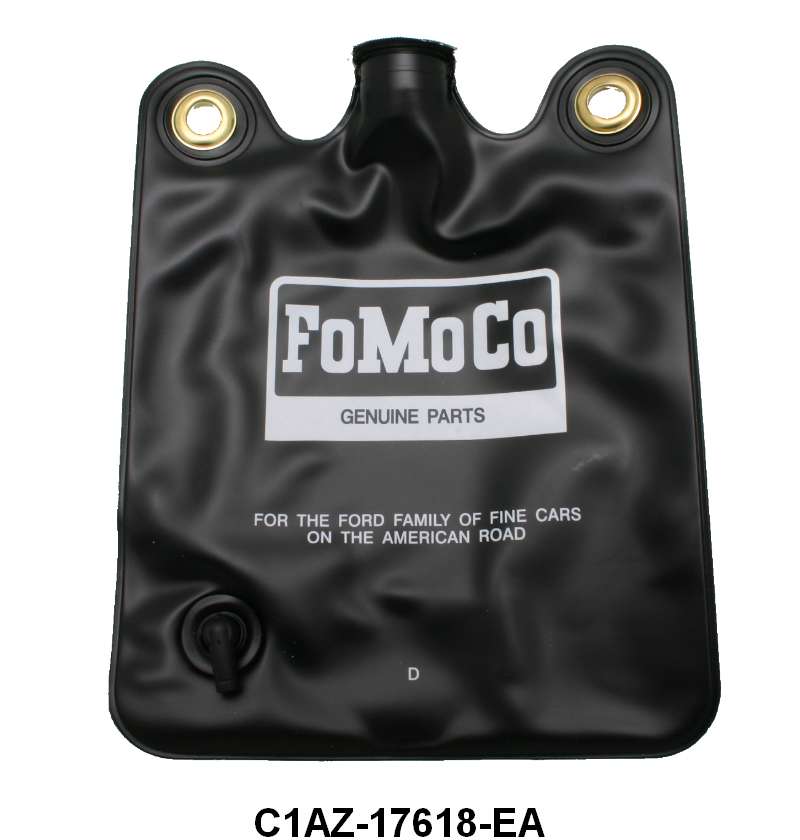 WINDSHIELD WASHER RESERVOIR - 64 MUST, 62-64 FRLN, 63-BEFORE 3/9/64 FLCN BLACK