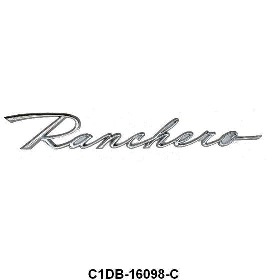 FENDER EMBLEM/SCRIPT - 60-65 "RANCHERO"