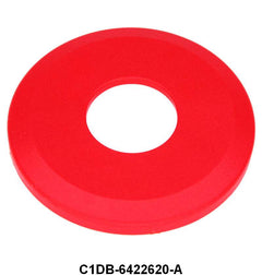 INSIDE DOOR HANDLE ESCUTCHEON - 60-65 FALCON/COMET, 62-65 FRLN RED