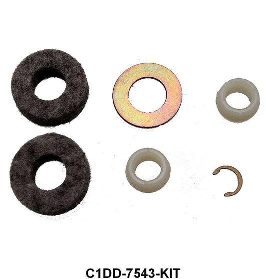 CLUTCH EQUALIZER BAR BUSHING & CLIP KIT - 62-70 FLCN/FRLN/MUST 289/302/351