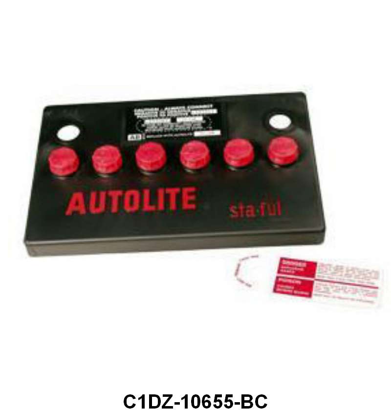 "AUTOLITE" BATTERY TOP COVER - 60-72 GROUP 24