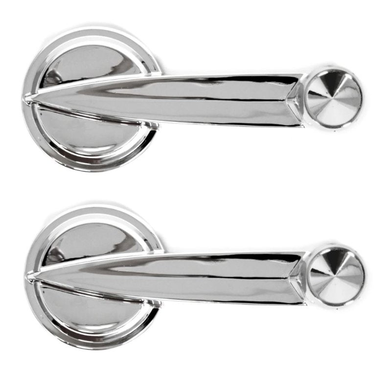 WINDOW CRANKS - 61-63 T-BIRD, CHROME WITH CHROME KNOBS