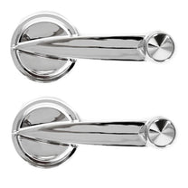 WINDOW CRANKS - 61-63 T-BIRD, CHROME WITH CHROME KNOBS