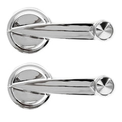 WINDOW CRANKS - 61-63 T-BIRD, CHROME WITH CHROME KNOBS
