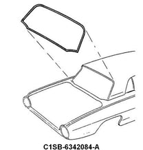 REAR/BACK WINDOW SEAL - 61-63 THUNDERBIRD