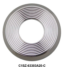 INSIDE DOOR HANDLE ESCUTCHEON - 63-64 GLX SDN/WGN, 64 FRLN #65B CHROME